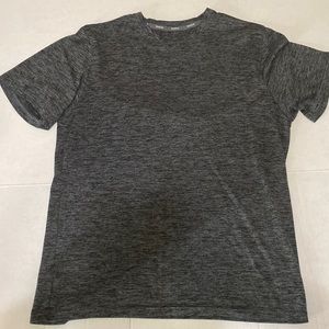Reebok mens Tee Grey/Black (Medium)